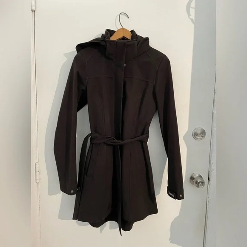 Women's Black Rain Coat